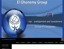 Tablet Screenshot of elghonemy-group.com